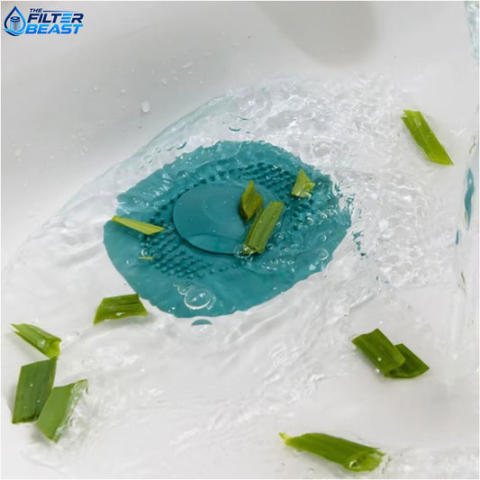 Silicone Sink Strainer & Hair Catcher – Anti-Clog Drain Cover for Kitchen and Bathroom