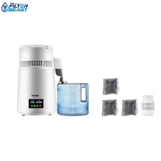 SucceBuy 4L Water Distiller with Touchscreen – 1 L/H Countertop Water Purifier