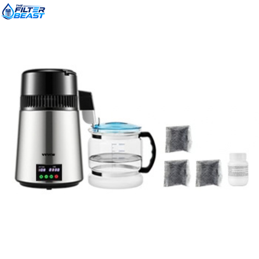 SucceBuy 4L Water Distiller with Touchscreen – 1 L/H Countertop Water Purifier