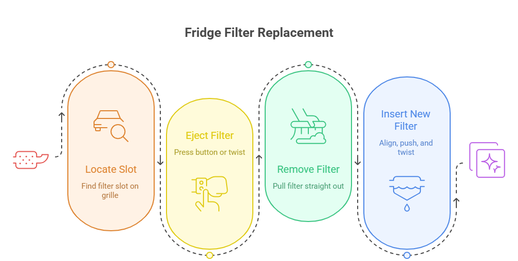 How to Change Whirlpool Water Filter | Reset, Ice Maker & Troubleshooting Guide 2 How to Change Whirlpool Water Filter in a Side-by-Side Refrigerator