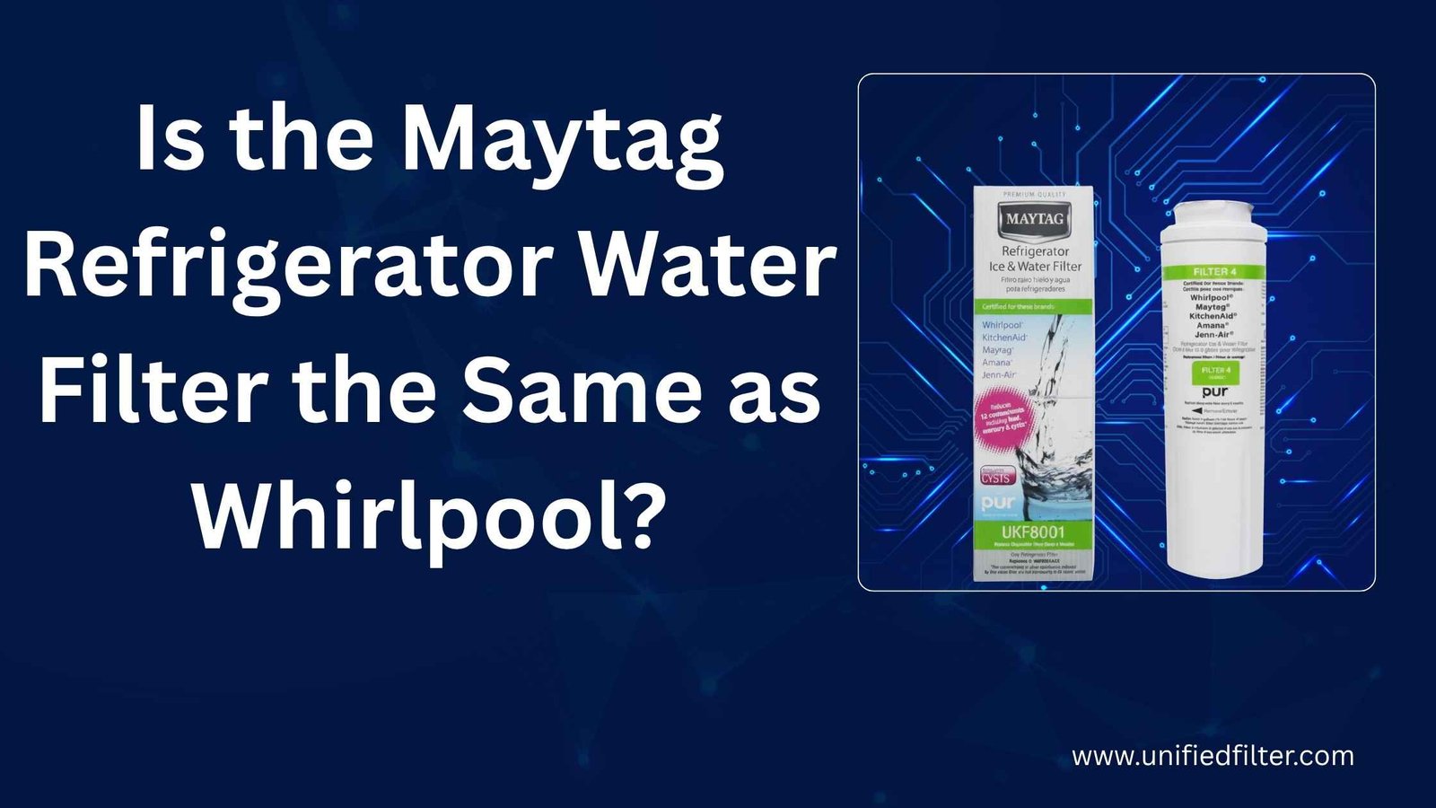 Maytag refrigerator water filter
