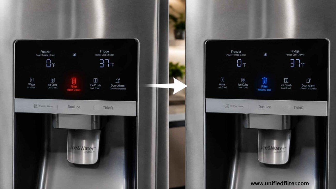 Samsung Refrigerator Water Filter Reset | How to Turn Off the Filter Light 2 Samsung Filter Light Still Red After Reset?