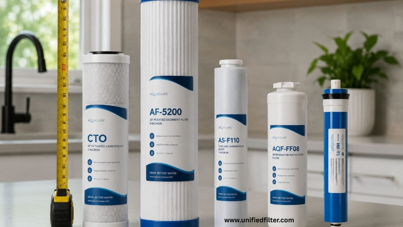 Water Filter Cartridge | Types, Sizes, and When to Replace ThemĀ 3 Water Filter Cartridge Sizes