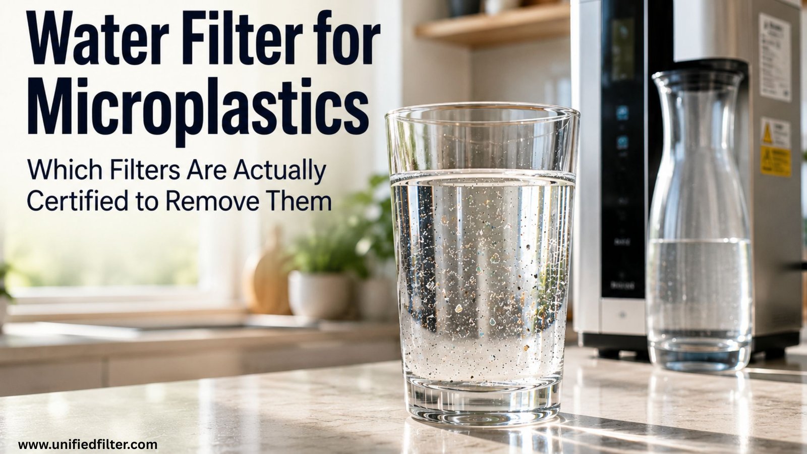 Water Filter for Microplastics