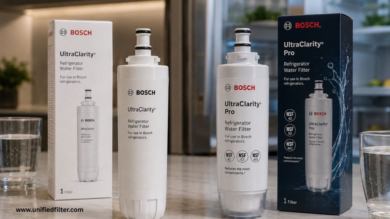 Bosch Refrigerator Water Filter | UltraClarity vs UltraClarity Pro Explained 2 Bosch Refrigerator Filter