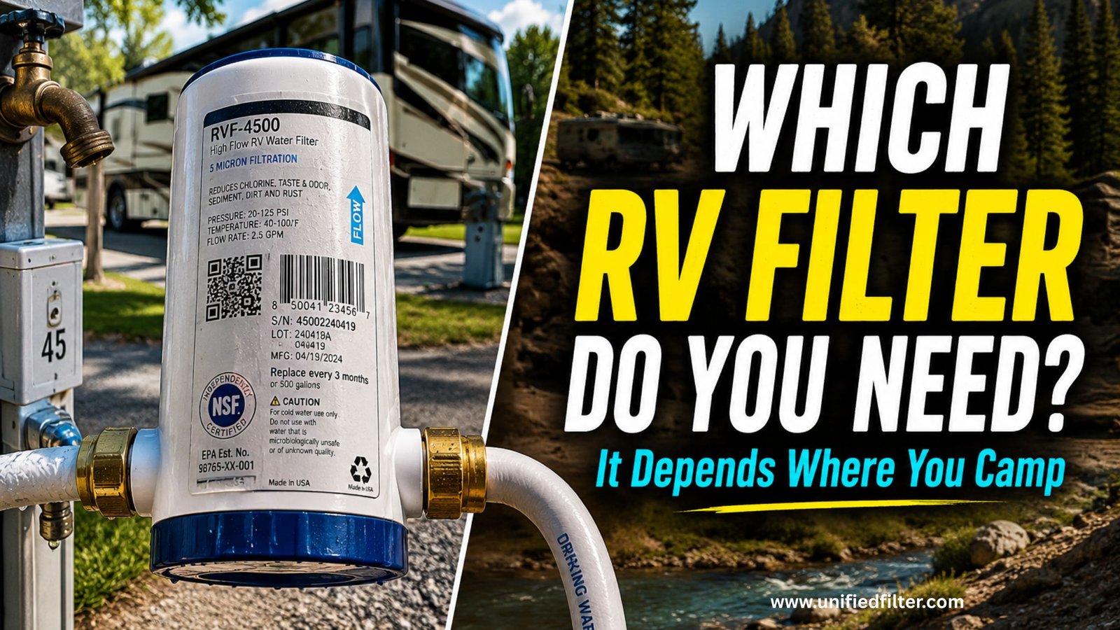 RV Water Filter